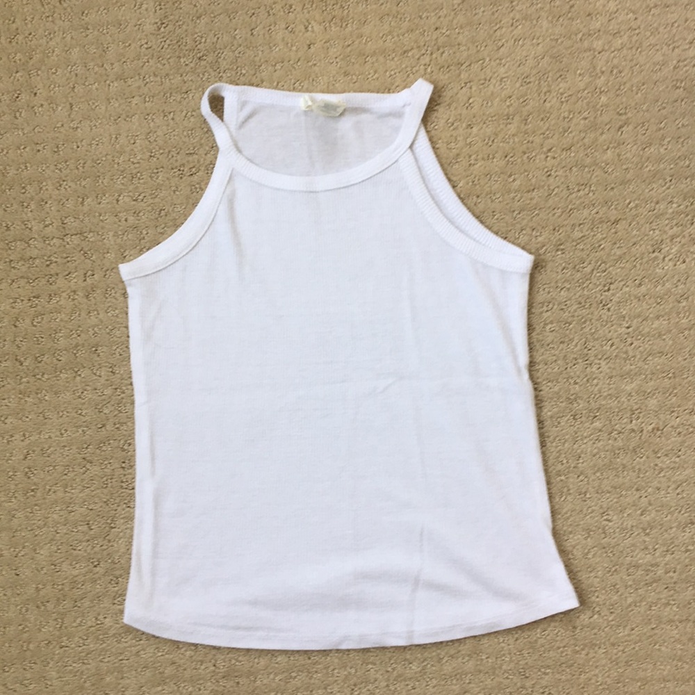 white Bozzolo tank top